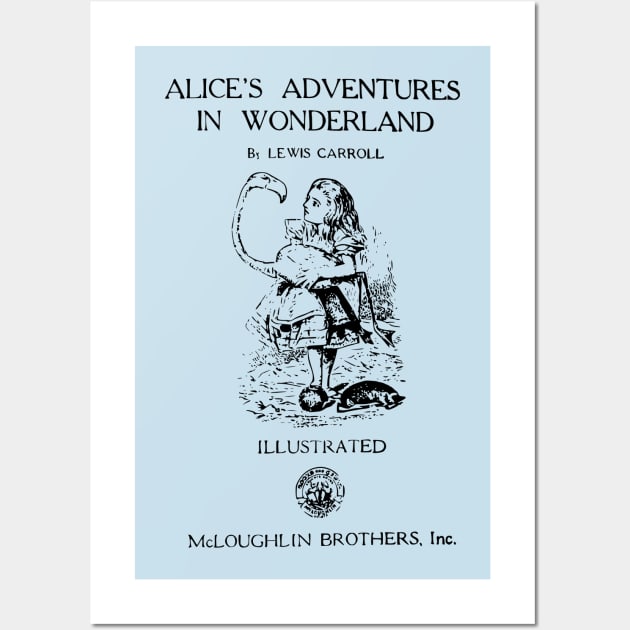 Alice in wonderland book cover Wall Art by bumblethebee